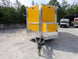 8.5' x 18' Penske Yellow Concession Food Trailer With Appliances