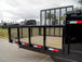 7x20 Hybrid Dump Utility Trailer with 3ft Sides Equipment (2) 7K Axles