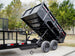 7x20 Hybrid Dump Utility Trailer with 3ft Sides Equipment (2) 7K Axles