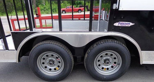 BBQ Concession Trailer 8'x14' Black - Food Smoker Vending - SLE Equipment - 8