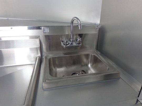 BBQ Concession Trailer 8'x14' Black - Food Smoker Vending - SLE Equipment - 2