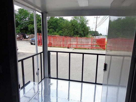 BBQ Concession Trailer 8'x14' Black - Food Smoker Vending - SLE Equipment - 15