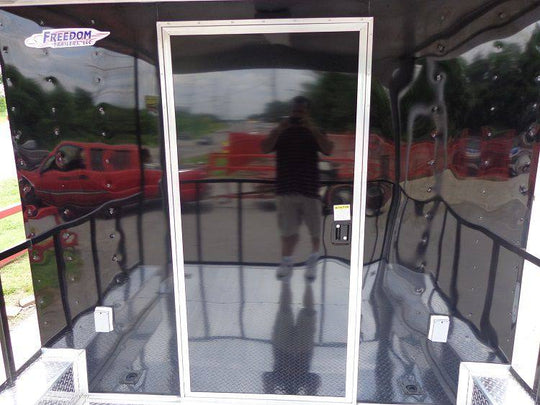 BBQ Concession Trailer 8'x14' Black - Food Smoker Vending - SLE Equipment - 20