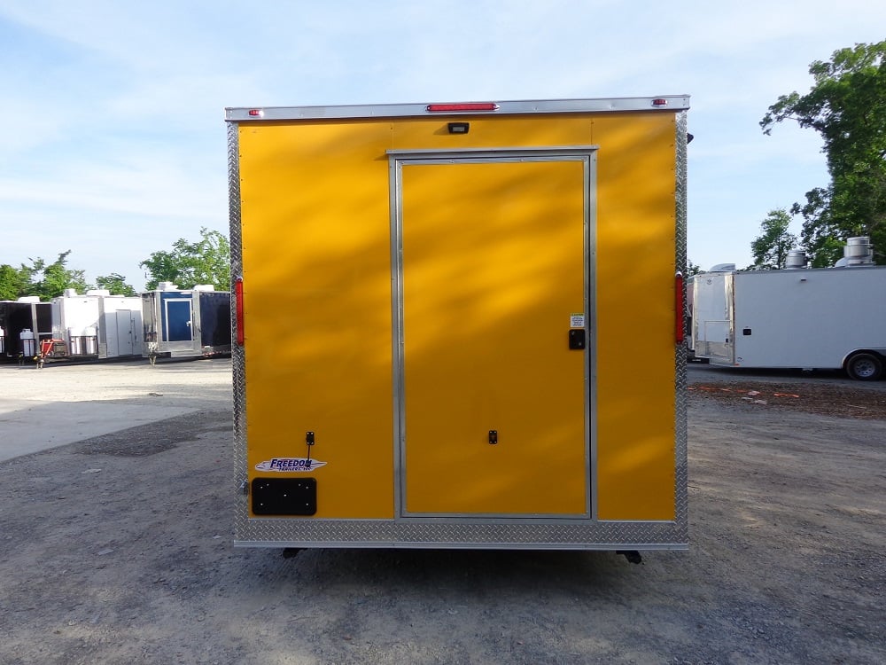 8.5' x 20' Penske Yellow Concession Trailer