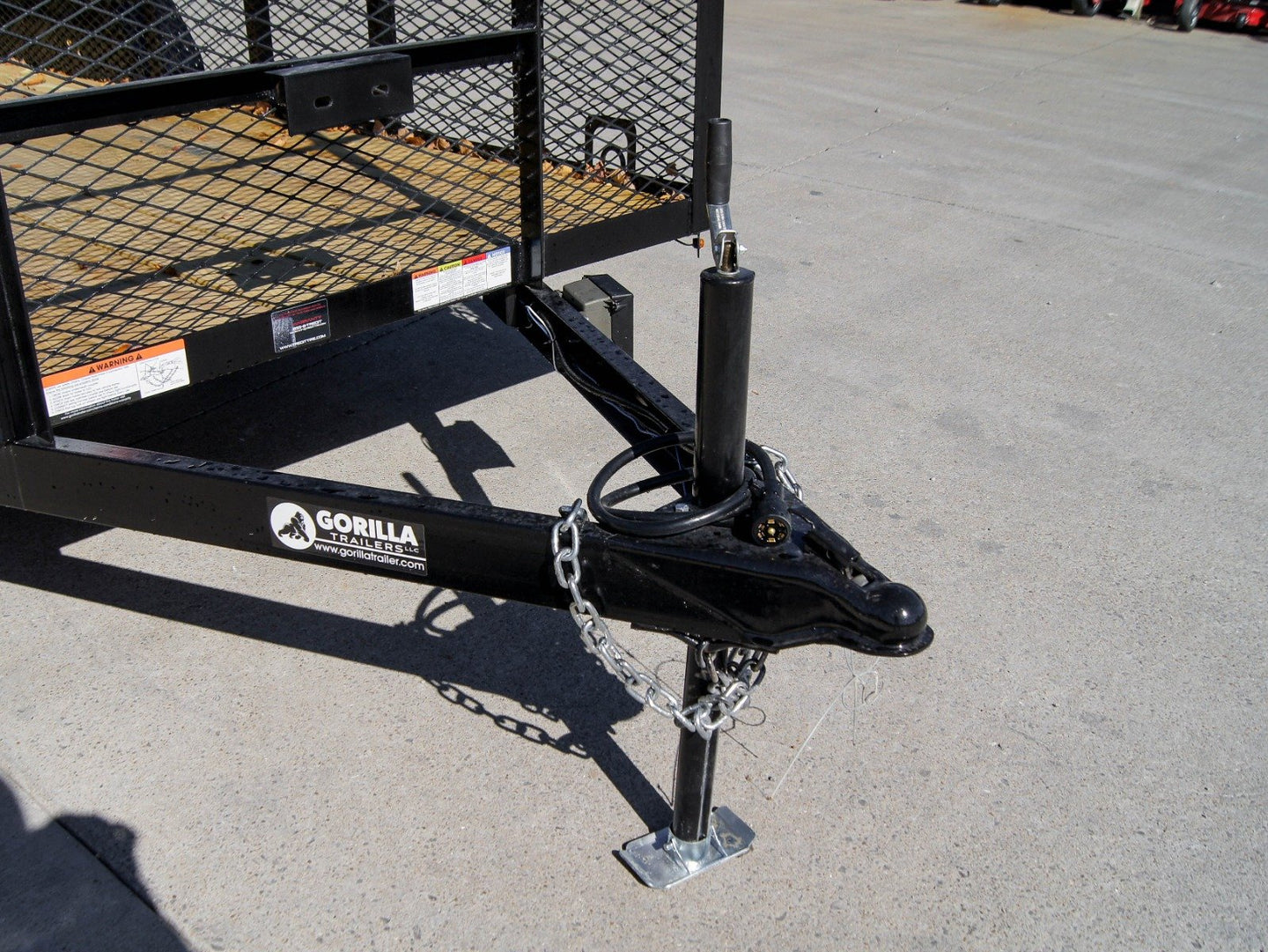 6.4x18 Straight Tail Utility Trailer with 6ft Sides