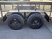 6.4x16 Tandem Dovetail Utility Trailer with 2ft Mesh Sides