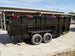 7x16 Telescopic Dump Trailer with 4ft Sides (2) 7K Axles