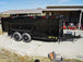 7x16 Telescopic Dump Trailer with 4ft Sides (2) 7K Axles