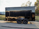 7x14 Enclosed Trailer Black V - Nose Blackout Package Storage (2) 3,500lb Axles - SLE Equipment - 4