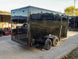 7x14 Enclosed Trailer Black V - Nose Blackout Package Storage (2) 3,500lb Axles - SLE Equipment - 3