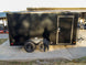 7x14 Enclosed Trailer Black V - Nose Blackout Package Storage (2) 3,500lb Axles - SLE Equipment - 6