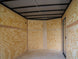 7x14 Enclosed Trailer Black V - Nose Blackout Package Storage (2) 3,500lb Axles - SLE Equipment - 14