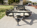 6.4x12 Dovetail Utility Trailer with Side Baskets (2) 3500lb Axles