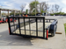 6.4x12 Dovetail Utility Trailer with Side Baskets (2) 3500lb Axles