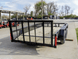 6.4x12 Dovetail Utility Trailer with Side Baskets (2) 3500lb Axles - SLE Equipment - 8