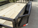 6.4x12 Dovetail Utility Trailer with Side Baskets (2) 3500lb Axles