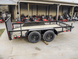 6.4x12 Dovetail Utility Trailer with 1ft Mesh Sides (2) 3,500lb Axles - SLE Equipment - 6