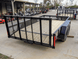 6.4x12 Dovetail Utility Trailer with 1ft Mesh Sides (2) 3,500lb Axles - SLE Equipment - 15