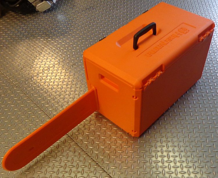 Husqvarna Chainsaw Powerbox Carrying Case 100000107 with Label