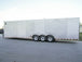 8.5 x 32 Silver Flat Nose Enclosed Trailer with (3) 7K Axles