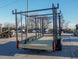 6.4 x 16 Straight Deck Tandem Axle Utility Trailer w/ 6ft Ladder Racks - SLE Equipment - 4