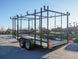 6.4 x 16 Straight Deck Tandem Axle Utility Trailer w/ 6ft Ladder Racks - SLE Equipment - 5