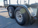 6.4 x 16 Straight Deck Tandem Axle Utility Trailer w/ 6ft Ladder Racks - SLE Equipment - 13