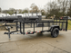 5x12 Dovetail Utility Trailer with 2ft Mesh Sides 3,500lb Axle - SLE Equipment - 1
