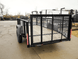 5x12 Dovetail Utility Trailer with 2ft Mesh Sides 3,500lb Axle - SLE Equipment - 5