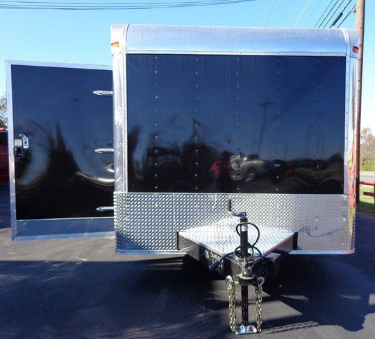Enclosed Trailer 8.5'x26' Black - Cargo Car ATV Hauler Storage - SLE Equipment - 2