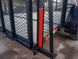 6.4x14 - 6ft Mesh Side Tandem Dovetail Utility Trailer Front