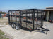 6.4x14 - 6ft Mesh Side Tandem Dovetail Utility Trailer Front