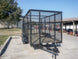 6.4x14 - 6ft Mesh Side Tandem Dovetail Utility Trailer Front