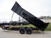 7x16 Telescopic Dump Trailer with 3ft Sides (2) 7K Axles