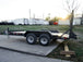 7x14 IBeam Equipment Trailer (2) 5200lb Axles with Stand-Up Ramps