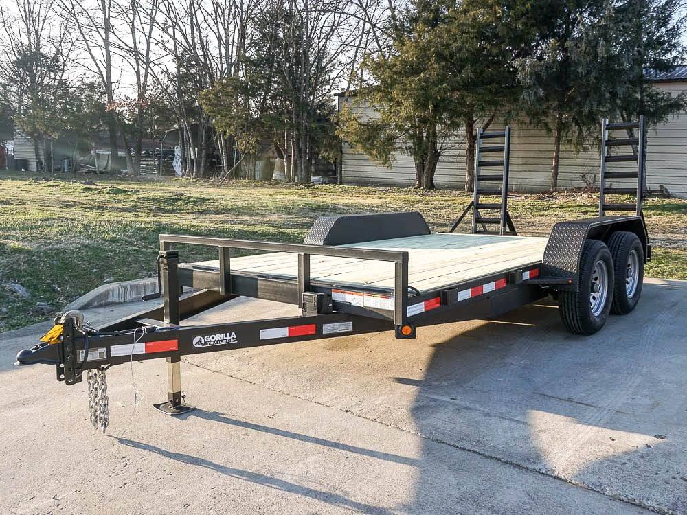 7x14 Equipment Trailer Dovetail 5' Ramps