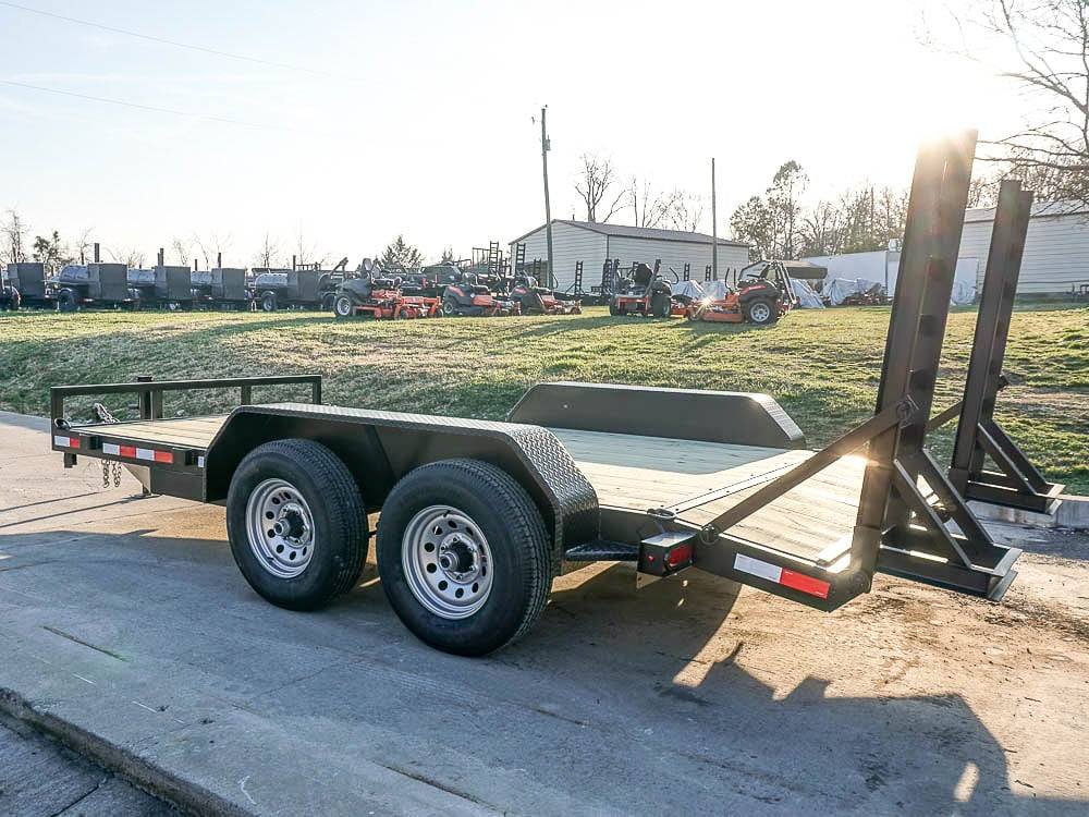 7x14 Equipment Trailer Dovetail 5' Ramps