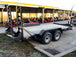 7x14 IBeam Equipment Trailer (2) 5200lb Axles with Stand-Up Ramps