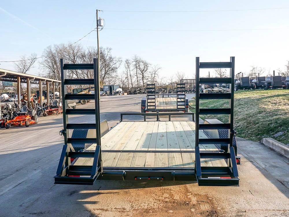 7x14 Equipment Trailer Dovetail 5' Ramps