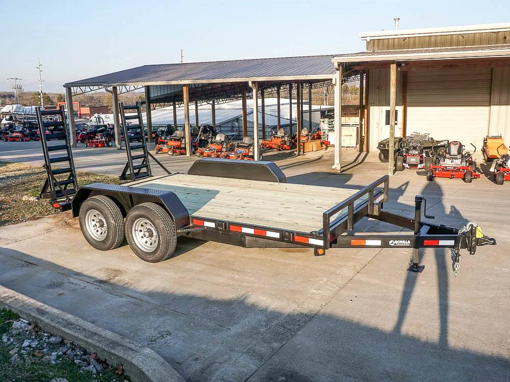7x14 Equipment Trailer Dovetail 5' Ramps