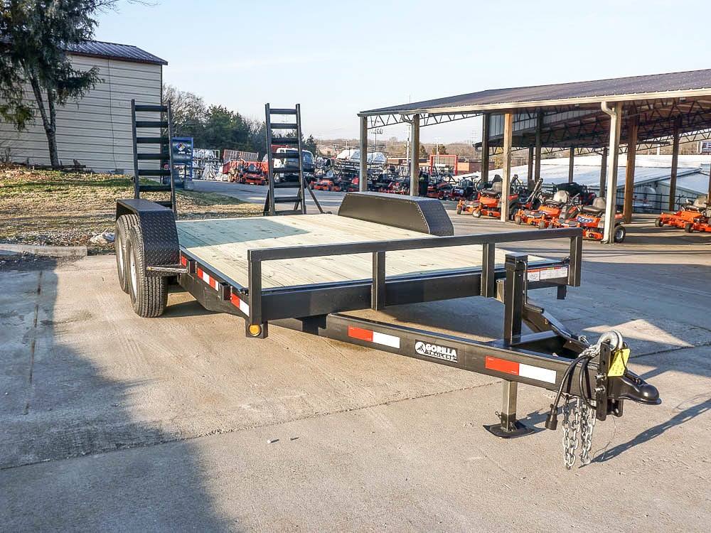7x14 Equipment Trailer Dovetail 5' Ramps