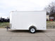 6x12 V - Nose Enclosed Trailer with Ramp and Side Door (1) 3,500lb Axle - SLE Equipment - 3