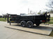 7x16 Gooseneck Telescopic Dump Trailer with 2ft Sides (2) 7K Axles