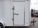 6x12 V - Nose Enclosed Trailer with Ramp and Side Door (1) 3,500lb Axle - SLE Equipment - 14