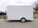 7x12 V - Nose Enclosed Trailer 3,500lb Axle with Ramp and Brakes - SLE Equipment - 4