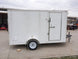 7x12 V - Nose Enclosed Trailer 3,500lb Axle with Ramp and Brakes - SLE Equipment - 3