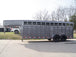 20ft Charcoal Gooseneck Livestock Cattle Trailer (2) 7K Axles