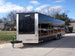 Enclosed Trailer 8.5'x24' Black Front Side Angled
