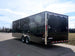 Enclosed Trailer 8.5'x24' Black Front Side Angled