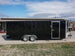 Enclosed Trailer 8.5'x24' Black Front Side Angled